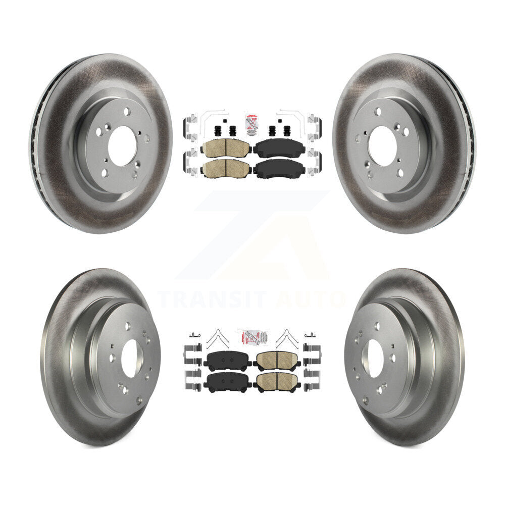 Kit de rotors de frein à disque avant et arrière en céramique, pour Honda Odysse 2011 – 2014
