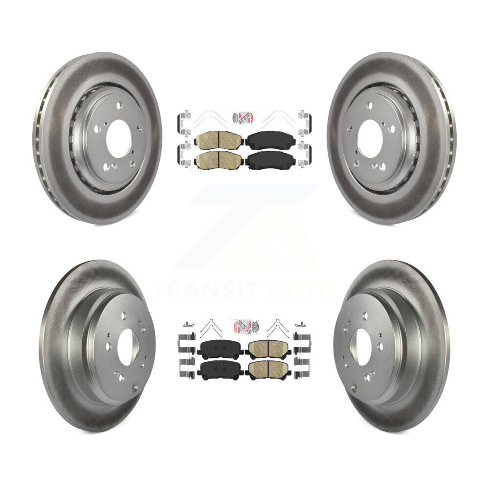 Kit de rotors de frein à disque avant et arrière en céramique, pour Honda Odysse 2015 – 2017