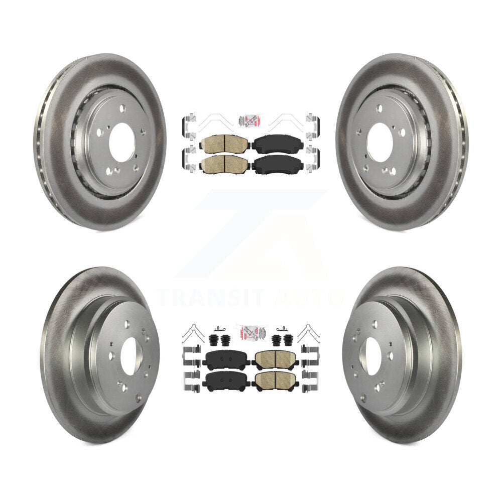 Kit de rotors de frein à disque avant et arrière en céramique, pour Honda Odysse 2015 – 2017