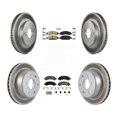Kit de rotors de frein à revêtement semi-métallique, en céramique, avant et arrière, pour Chevrolet Expres