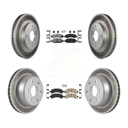 Kit de rotors de frein à revêtement en céramique, semi-métallique, pour Chevrolet Express, avant et arrière