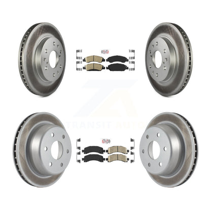 Kit de rotors de frein à disque, revêtement de coussinets en céramique avant et arrière, pour Chevrolet Express 1500 GM