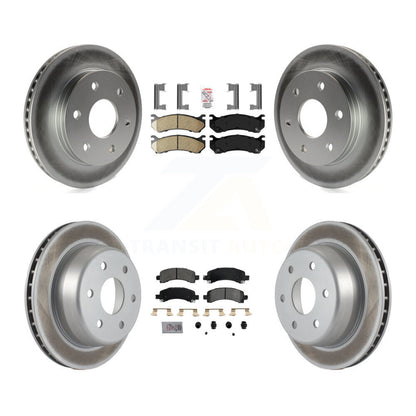 Kit de Rotor de frein à revêtement de plaquette semi-métallique avant et arrière en céramique pour Chevrolet 1500 GM