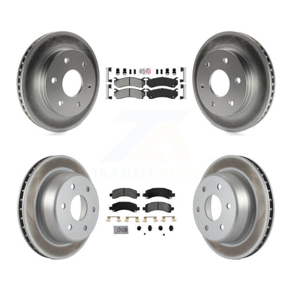 Kit de Rotor de frein avec revêtement de plaquettes semi-métalliques avant et arrière, pour Chevrolet Avalanche 150