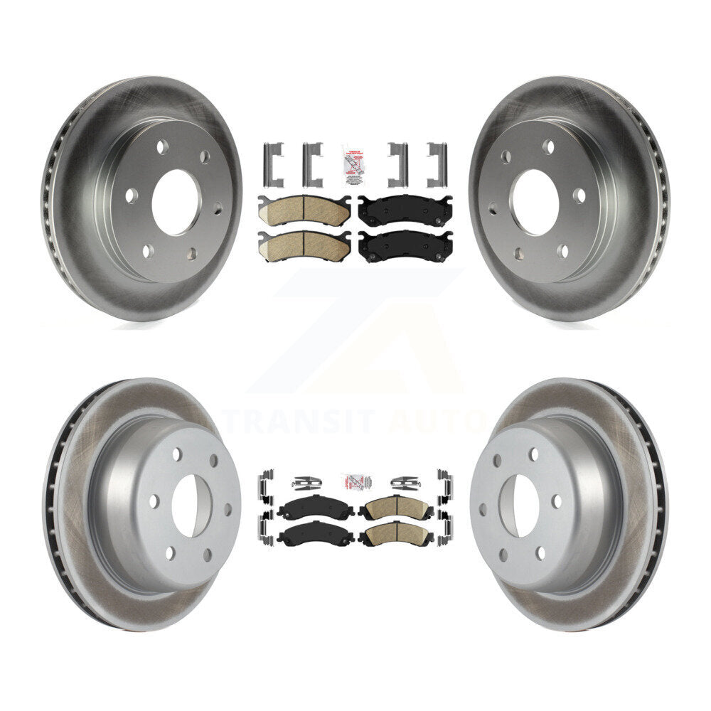 Kit de rotors de frein à revêtement en céramique avant et arrière, pour Chevrolet GMC Silverado 1500 X