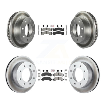 Kit de Rotor de frein à revêtement de plaquette semi-métallique avant et arrière, pour Chevrolet Express 2500 GM