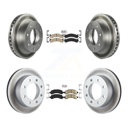 Kit de rotors de frein à disque, revêtement de coussinets en céramique avant et arrière, pour Chevrolet Express 2500 GM