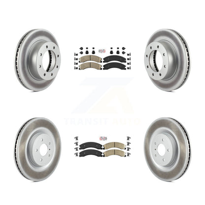 Kit de Rotor de frein à disque, revêtement de coussinets en céramique avant et arrière, pour Nissan NV2500 NV3500 NV150
