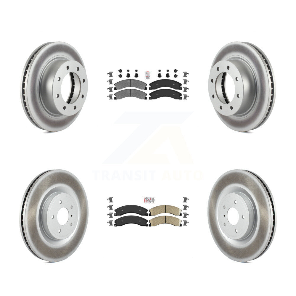 Kit de Rotor de frein à disque, revêtement de protection en céramique semi-métallique avant et arrière pour Nissan NV250