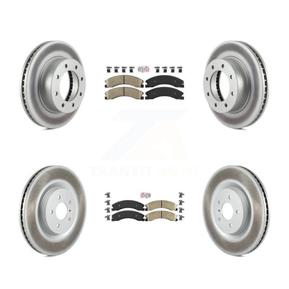 Kit de Rotor de frein à disque, revêtement de coussinets en céramique avant et arrière, pour Nissan NV2500 NV3500 NV150