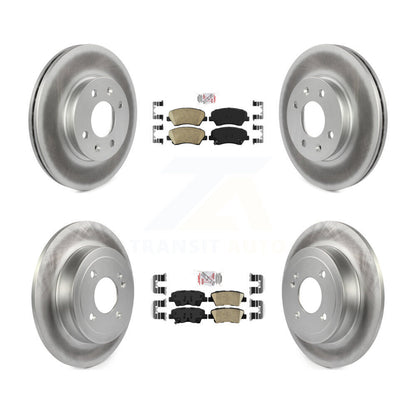 Kit de plaquettes de frein en céramique avant et arrière et disques de frein enduits, pour Hyundai Accent Kia Ri