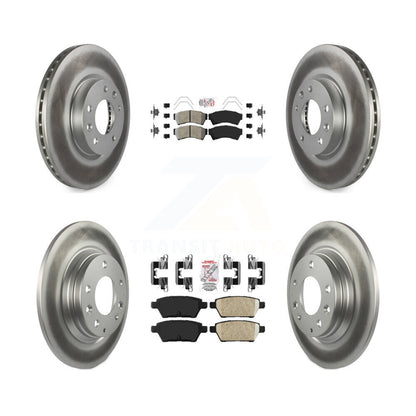 Kit de rotors de frein à revêtement en céramique, semi-métallique avant et arrière, pour Ford Fusion Mazd