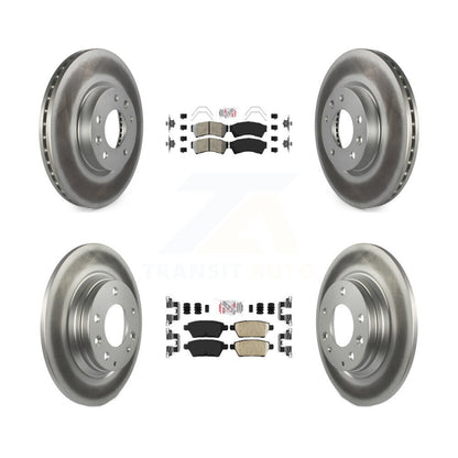 Kit de rotors de frein à revêtement en céramique, semi-métallique avant et arrière, pour Ford Fusion Mazd