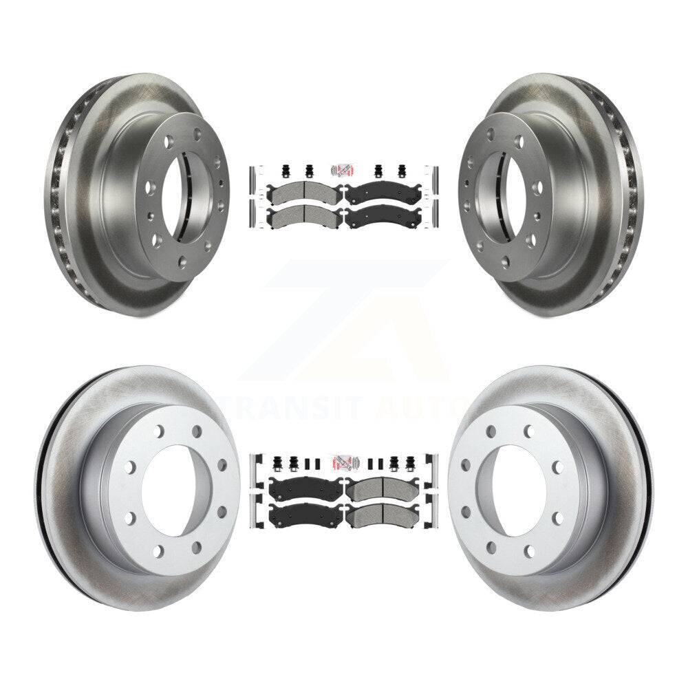 Kit de rotors de frein à revêtement semi-métallique avant et arrière, pour Chevrolet GMC Sierra 250