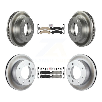 Kit de Rotor de frein à revêtement de plaquette semi-métallique avant et arrière en céramique pour Chevrolet GMC 250