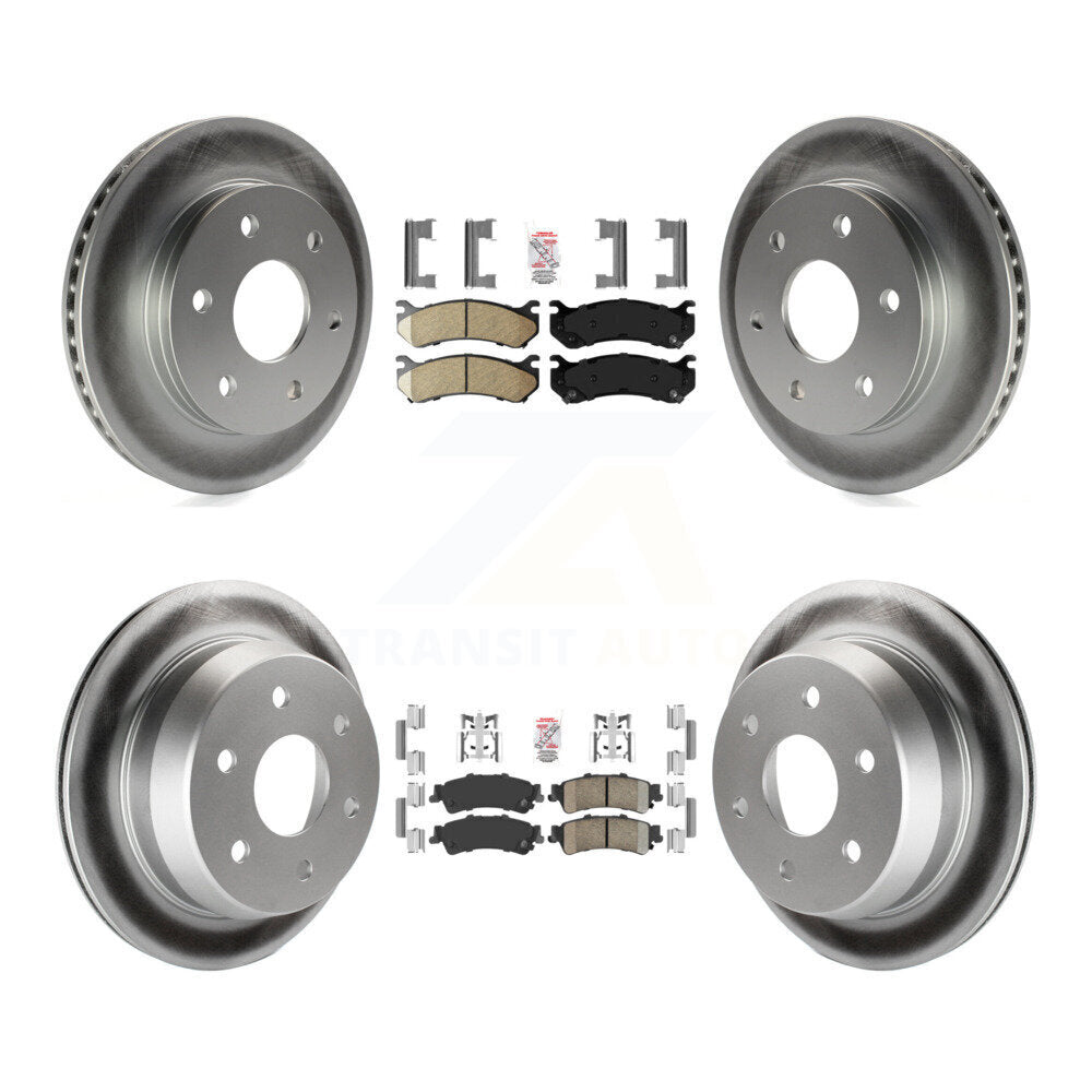 Kit de rotors de frein à revêtement en céramique avant et arrière, pour Chevrolet GMC Silverado 1500 X