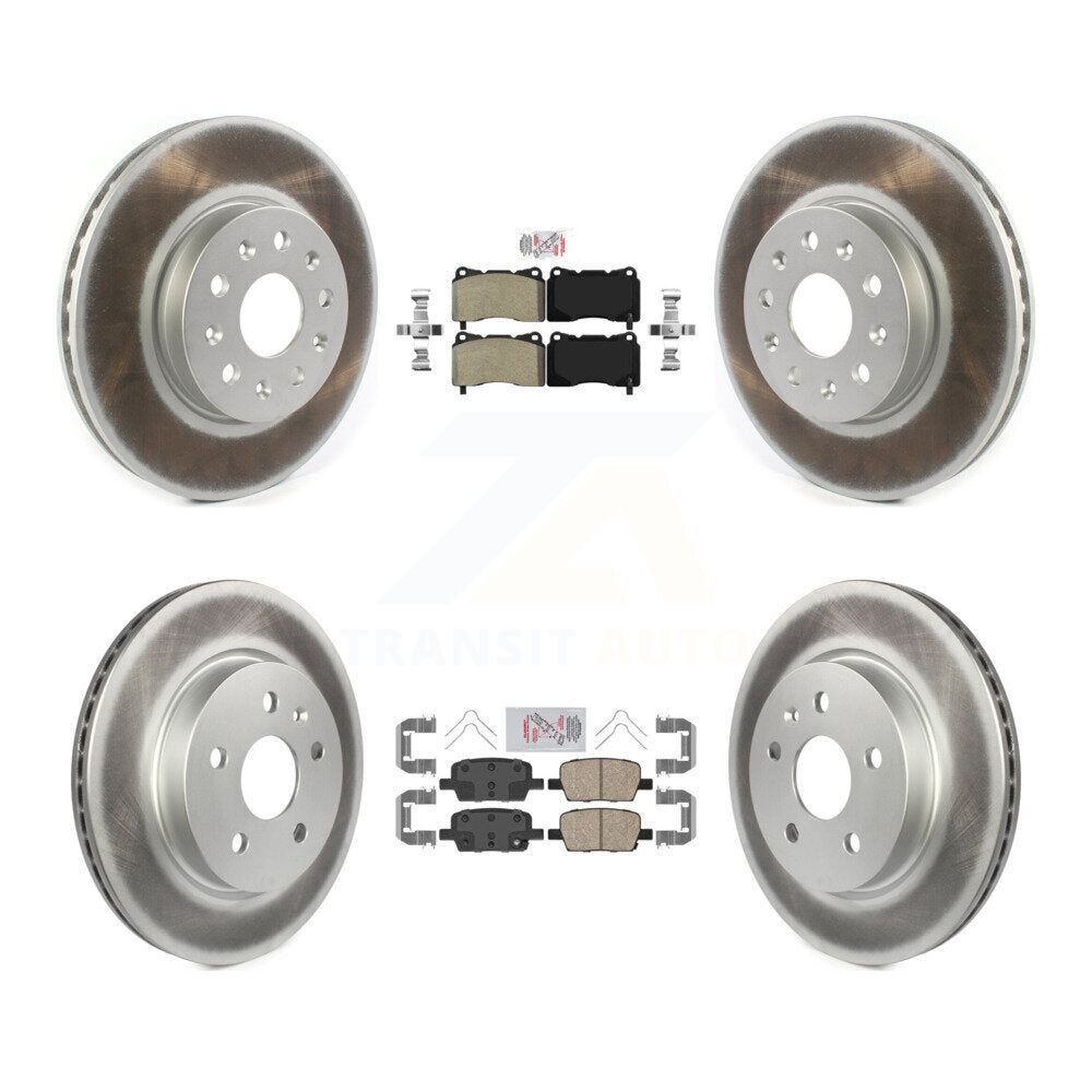 Kit de Rotor de frein avec revêtement de plaquettes en céramique, semi-métallique avant et arrière, pour Chevrolet Camar