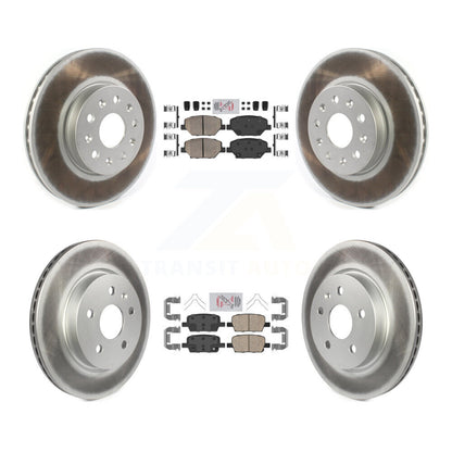 Kit de plaquettes en céramique avant et arrière et Rotors de frein à disque revêtus pour Chevrolet Camaro