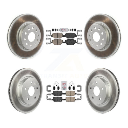 Kit de plaquettes en céramique avant et arrière et Rotors de frein à disque revêtus pour Chevrolet Camaro