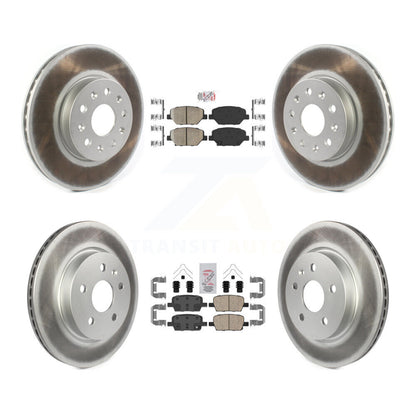 Kit de plaquettes en céramique avant et arrière et Rotors de frein à disque revêtus pour Chevrolet Camaro