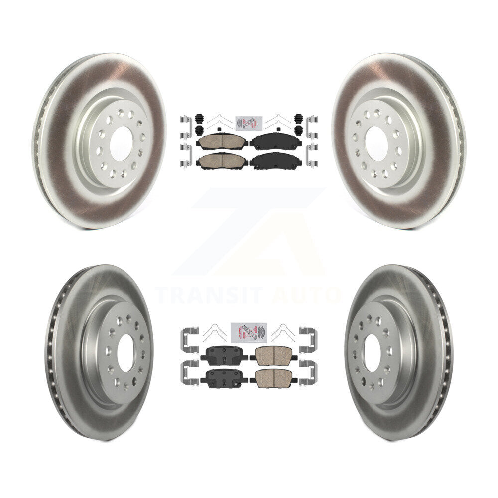 Kit de Rotor de frein enduit de plaquettes en céramique avant et arrière, pour Cadillac XT5 Buick autoclave XT