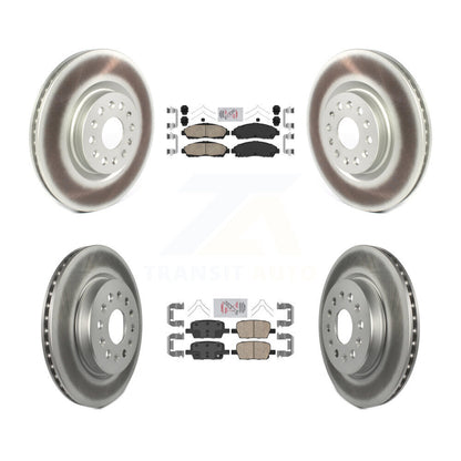 Kit de Rotor de frein enduit de plaquettes en céramique avant et arrière, pour Cadillac XT5 Buick autoclave XT