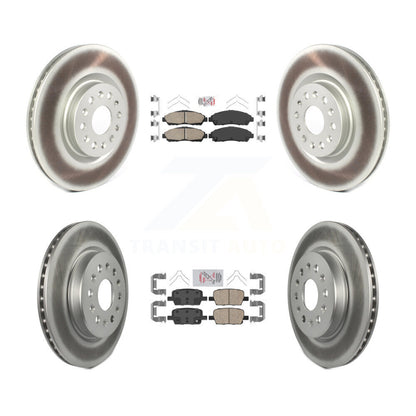 Kit de Rotor de frein enduit de plaquettes en céramique avant et arrière, pour Cadillac XT5 Buick autoclave XT