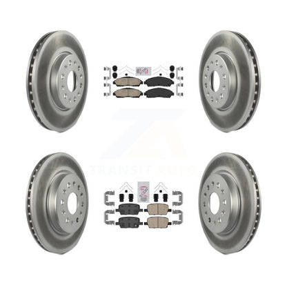 Kit de rotors de frein enduits de plaquettes en céramique avant et arrière, pour Chevrolet Traverse GMC Acadi