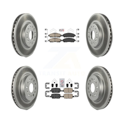 Kit de rotors de frein enduits de plaquettes en céramique avant et arrière, pour Chevrolet Traverse GMC Acadi