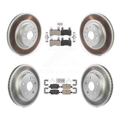Kit de rotors de frein à disque avec revêtement en céramique, semi-métallique avant et arrière, pour Cadillac CT