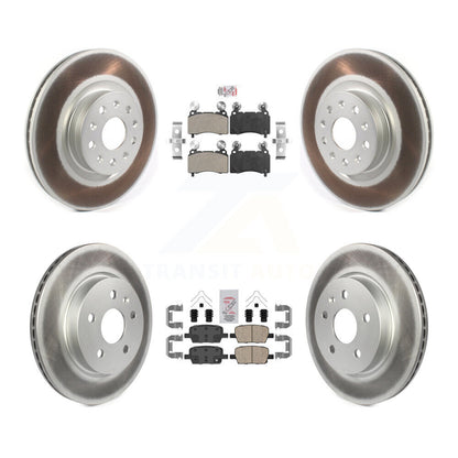 Kit de rotors de frein à disque avec revêtement en céramique, semi-métallique avant et arrière, pour Cadillac CT