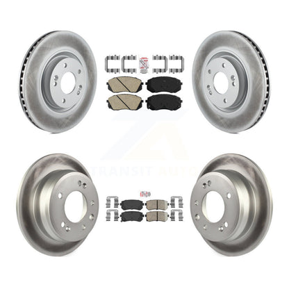 Kit de plaquettes en céramique avant et arrière et disques de frein enduits pour Hyundai Tucson