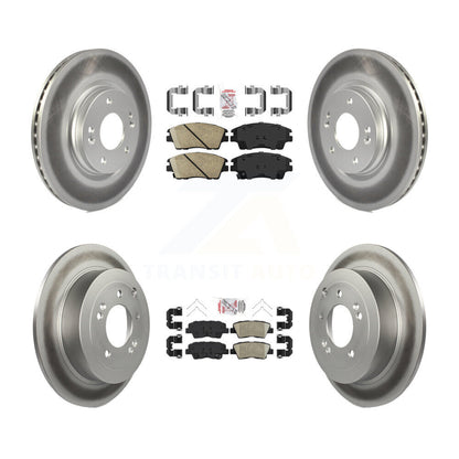 Kit de Rotor de frein à disque, revêtement de coussinets en céramique avant et arrière, pour Hyundai Tucson Kia Sportag