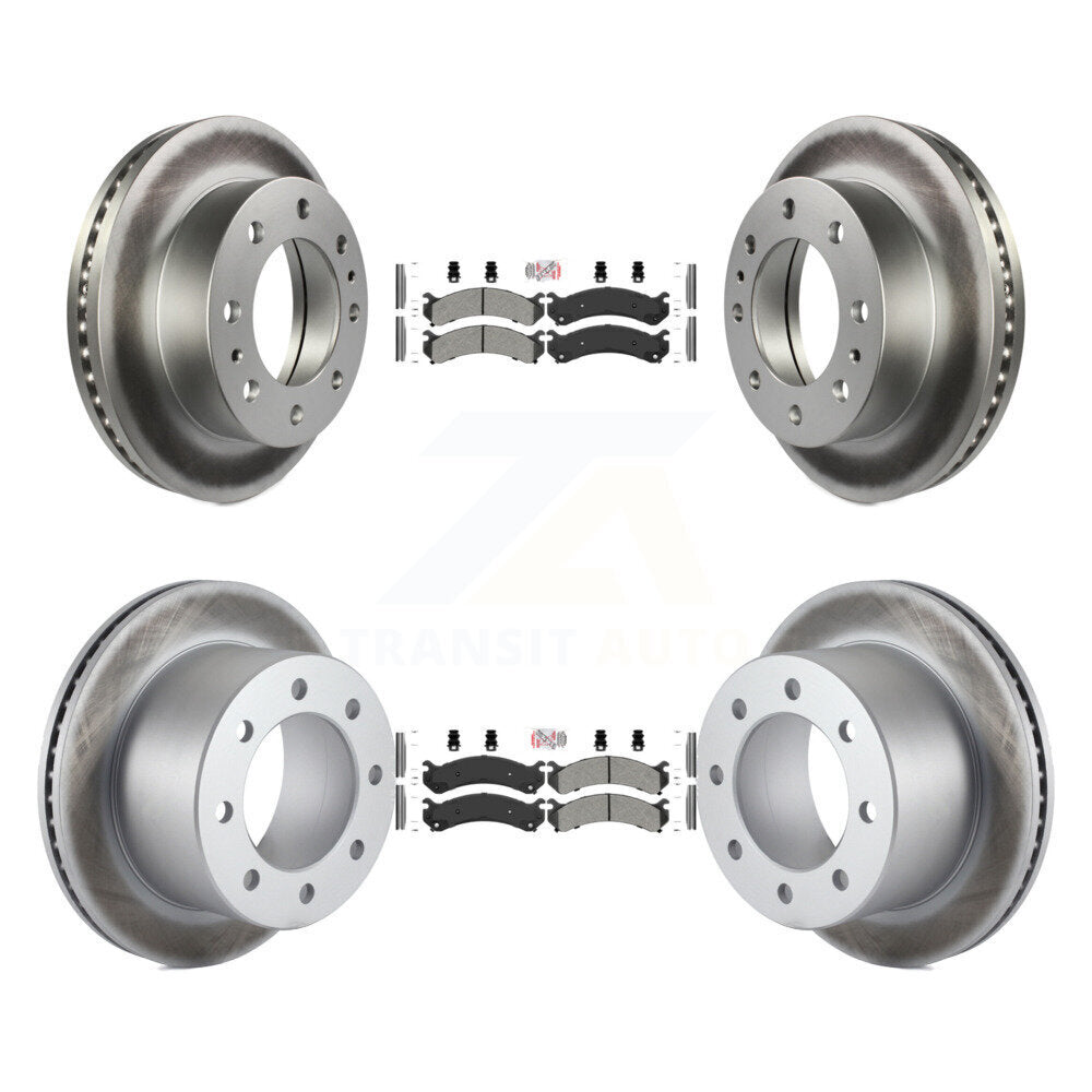 Kit de Rotor de frein à revêtement semi-métallique avant et arrière, pour Chevrolet GMC Silverado H