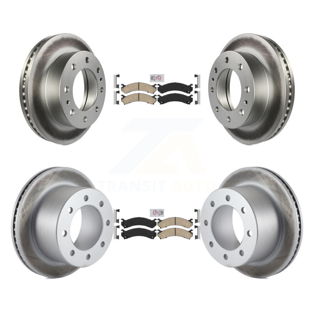 Kit de rotors de frein à revêtement en céramique, pour Chevrolet GMC Silverado 3500 H, avant et arrière