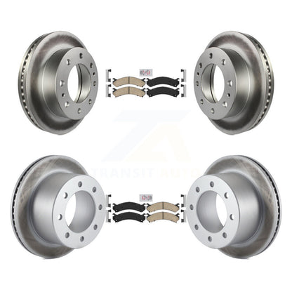 Kit de rotors de frein à revêtement en céramique, pour Chevrolet GMC Silverado 3500 H, avant et arrière