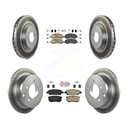 Kit de Rotor de frein enduit de plaquettes en céramique avant et arrière, pour Jeep Patriot Compass Dodge 20