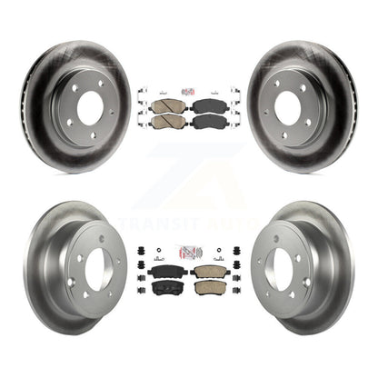 Kit de rotors de frein à revêtement en céramique avant et arrière, pour Mitsubishi Lancer Dodge Calibe
