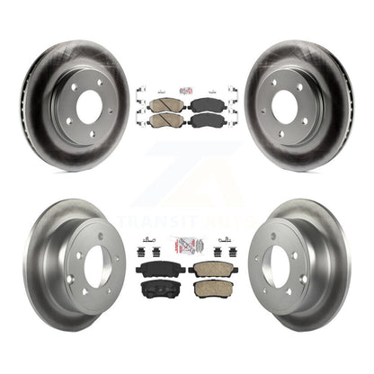 Kit de rotors de frein à revêtement en céramique avant et arrière, pour Mitsubishi Lancer Dodge Calibe