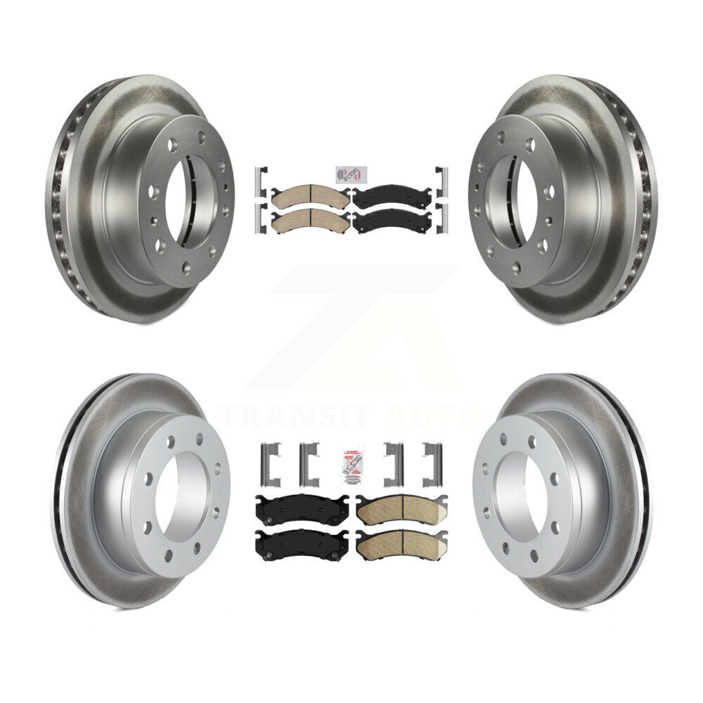 Kit de rotors de frein à revêtement en céramique avant et arrière, pour Chevrolet GMC Sierra 2500 HD X