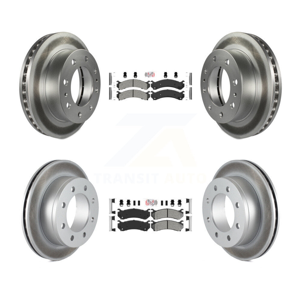 Kit de rotors de frein à revêtement semi-métallique avant et arrière, pour Chevrolet GMC Sierra 250