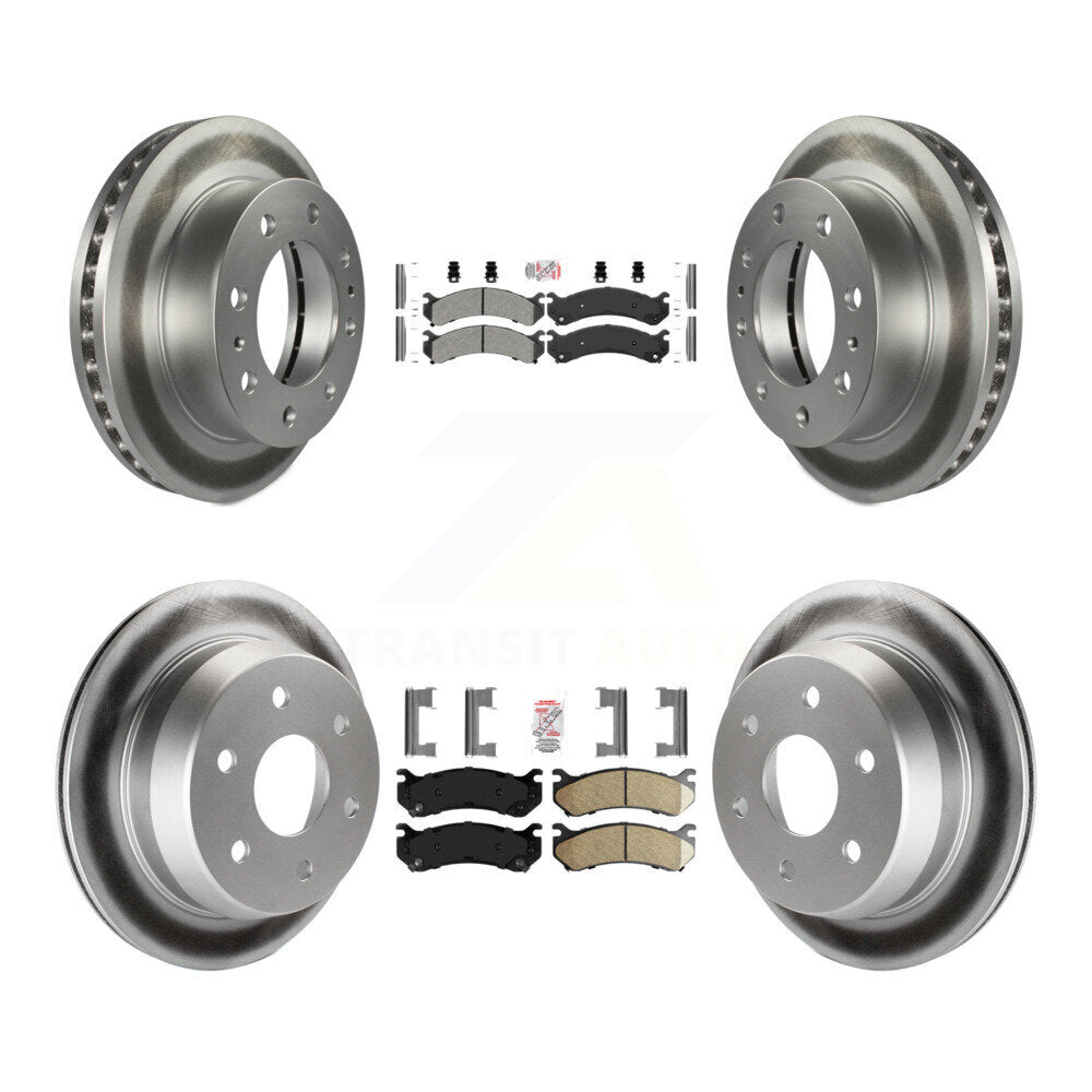 Kit de rotors de frein à revêtement en céramique, semi-métallique, pour Chevrolet 2500 H, avant et arrière