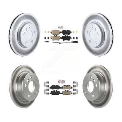 Kit de plaquettes en céramique avant et arrière et de rotors de frein à disque revêtus pour Mini Cooper