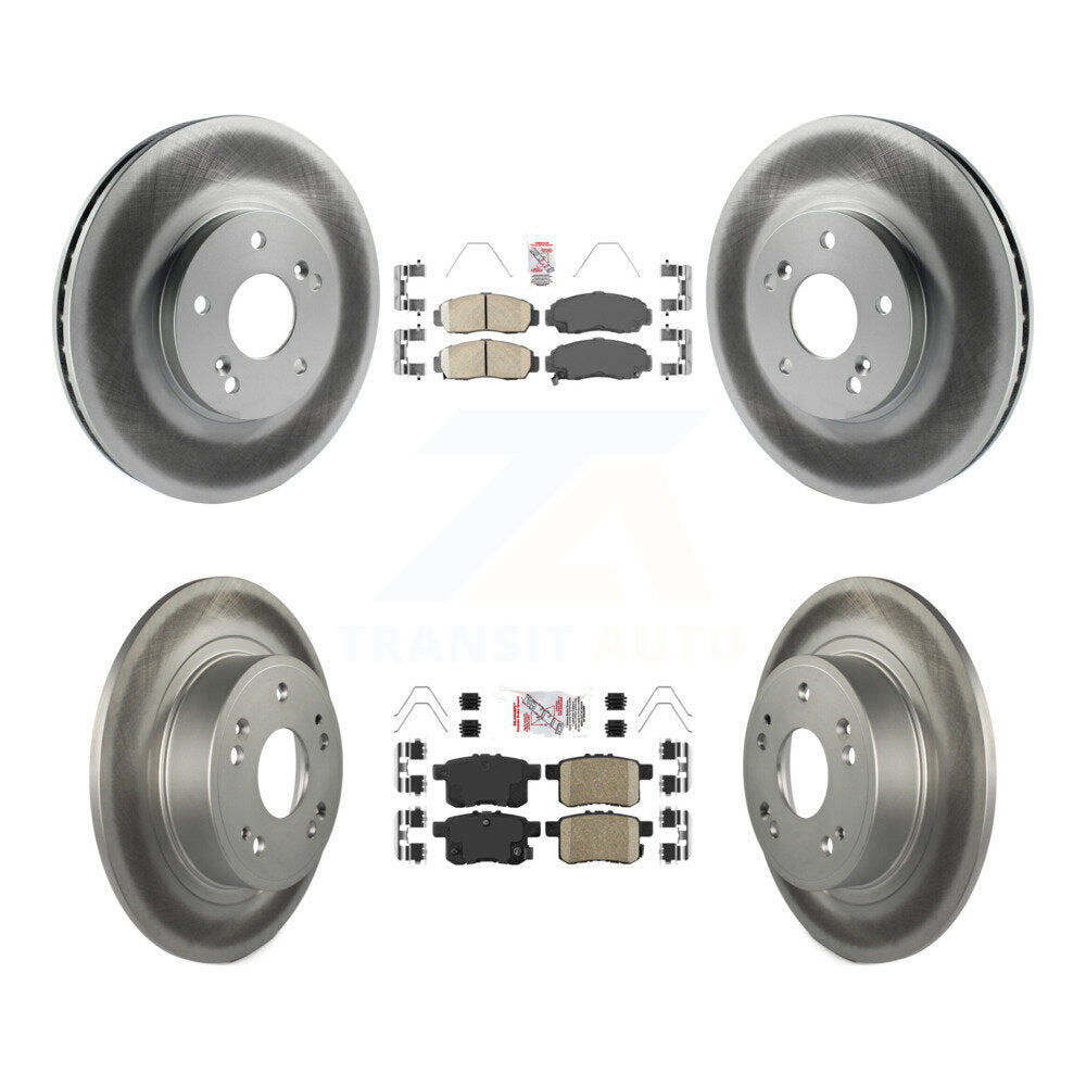 Kit de rotors de frein à disque avant et arrière en céramique, pour Honda Accord Acura TS