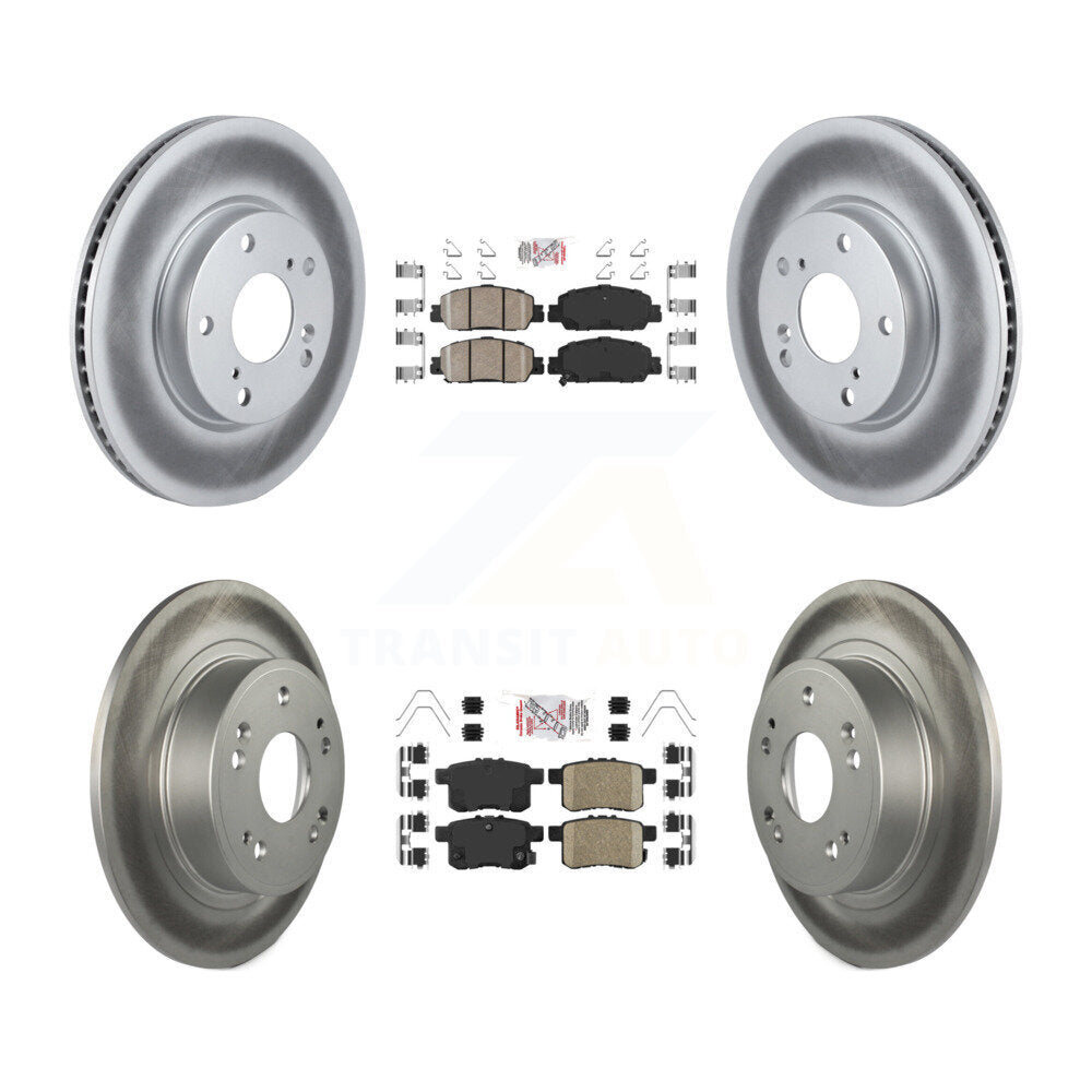 Kit de rotors de frein à disque avant et arrière en céramique, pour Honda Accord LX-2017