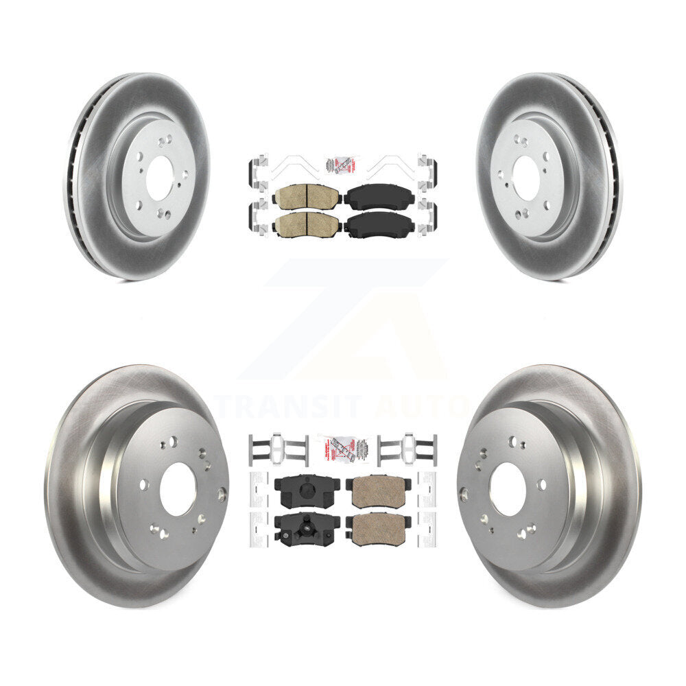 Kit de plaquettes de frein en céramique avant et arrière et disques de frein enduits, pour Honda CR-V Acura RD