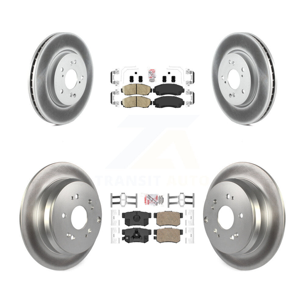 Kit de plaquettes de frein en céramique avant et arrière et disques de frein enduits, pour Honda CR-V Acura RD