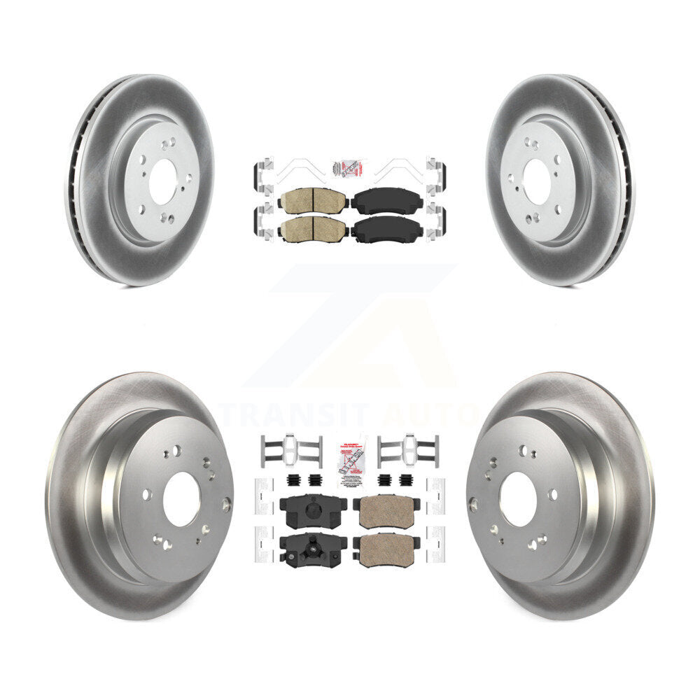 Kit de plaquettes de frein en céramique avant et arrière et disques de frein enduits, pour Honda CR-V Acura RD