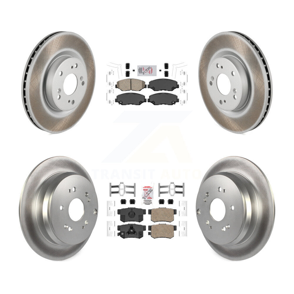 Kit de rotors de frein à disque recouverts de plaquettes en céramique avant et arrière, pour Honda CR-V FW 2012 – 2016