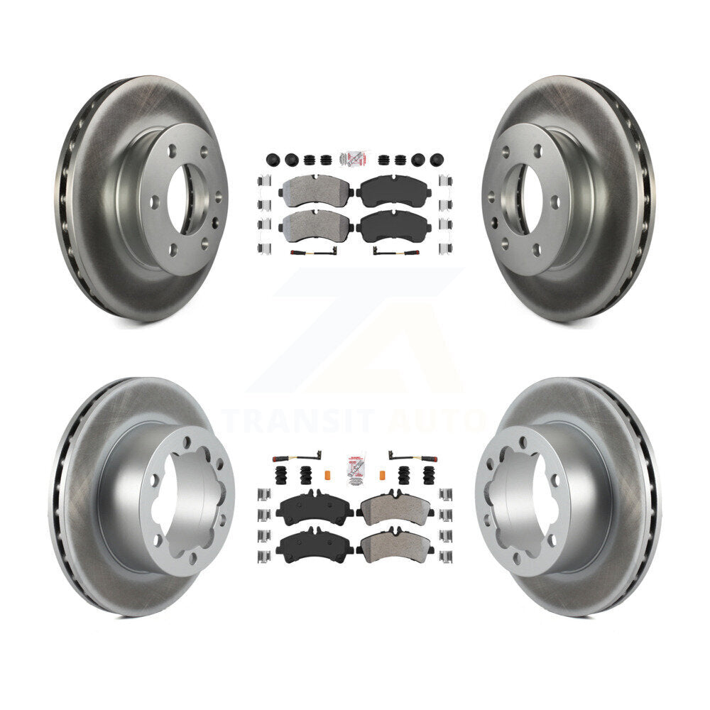 Kit de Rotor de frein à revêtement semi-métallique avant et arrière, pour Sprinter 3500 Dodge 3500X